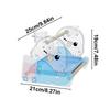 Bird Stand Parrot Perch Training Play Stand Pet Animals Taming Acrylic Non-Slip Equipment for Finch Parakeet Conure Cockatiel
