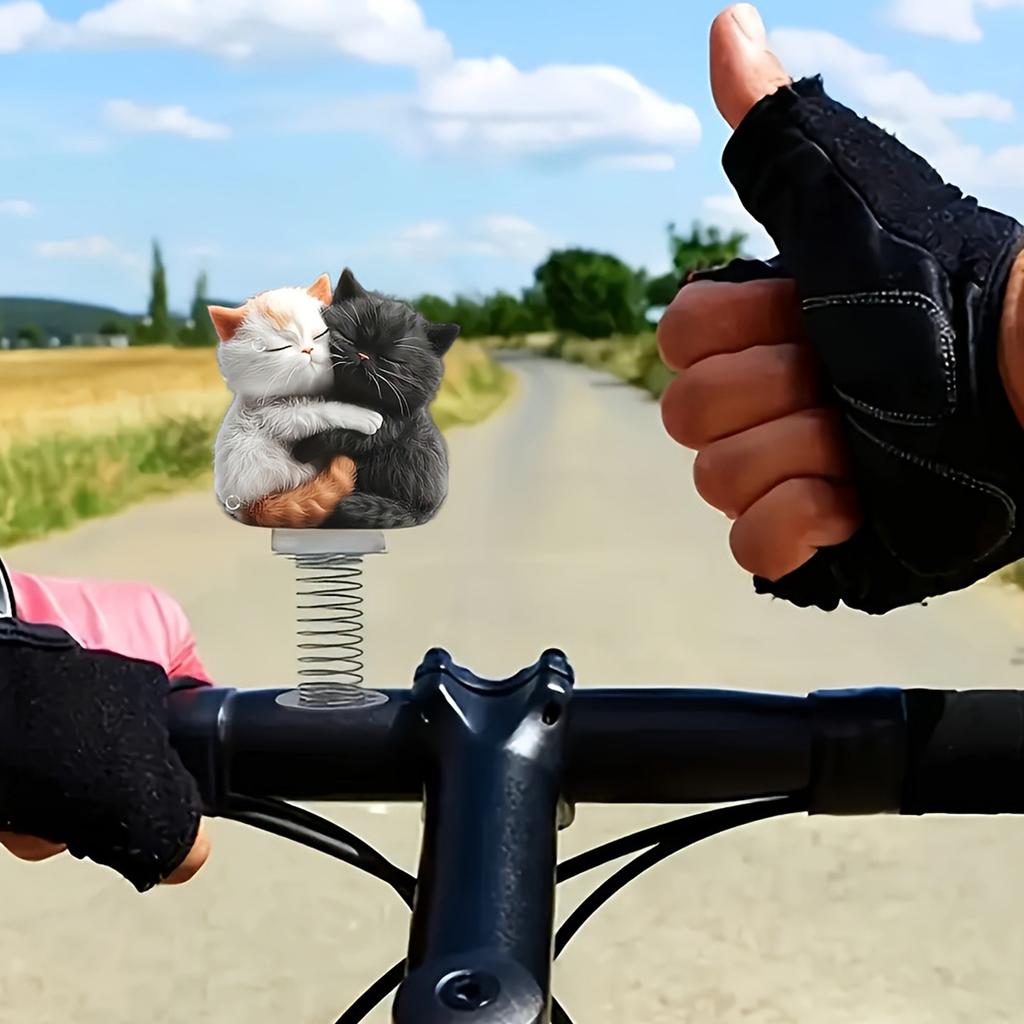 Kývací kočky Hlava na pružině Dekorace na palubní desku auta Roztomilé kočky Autopříslušenství,Tančící kočky Ozdoby Cyklistika Domácí dekorace