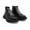 (WMNS) Alexander McQueen Tread Lace Up Boot 'Black Silver' Women's 595469WHQSG1090