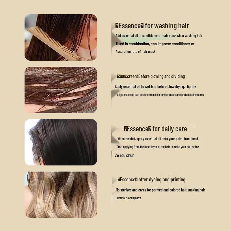 Han Bo Li Hair Oil Spray: Smooths and Defrizzes, No Rinse Needed