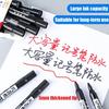 1/8/10Pcs Oil Marker Non-deletion Against Wate Quick Dry Permanent Markers for Art School Supply Black Marking Pen YQB02