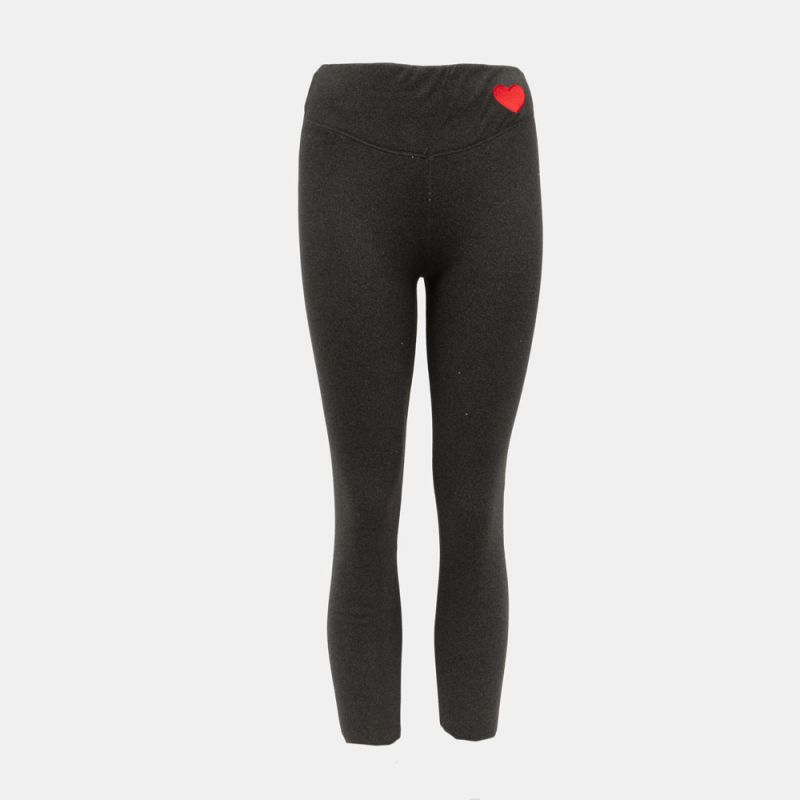 Legging fourré myrta avec coeur brodé rouge Femme CHANTAL THOMASS