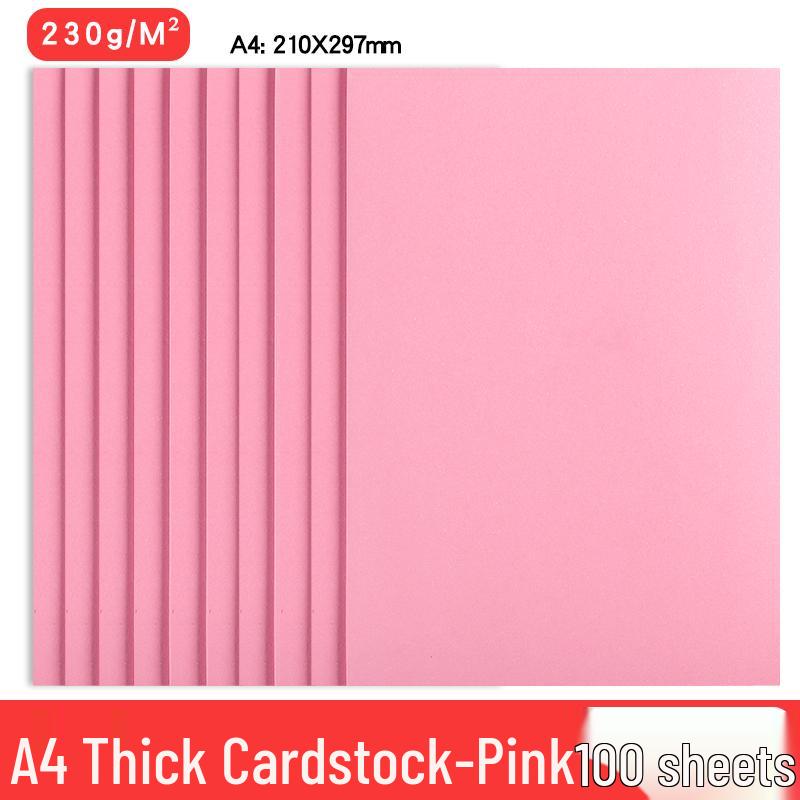 A4 Black & White Thickened Cardstock for Student & Kinder Crafts, 8K/4K/A3 Drawing Paper