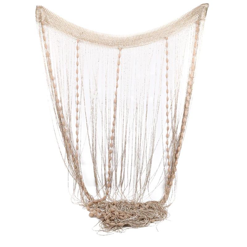 

1PC Cord Decoration Fringe Partition Curtain Through Rod Finished Curtain Curtains Partition Porch Decorative Curtain 200x100cm шампанского