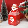 20Pcs Christmas Candy Gift Box Chocolate Cookie Apple Packing Boxes Santa Claus Bags Christmas Decorations for Home New Year 2025