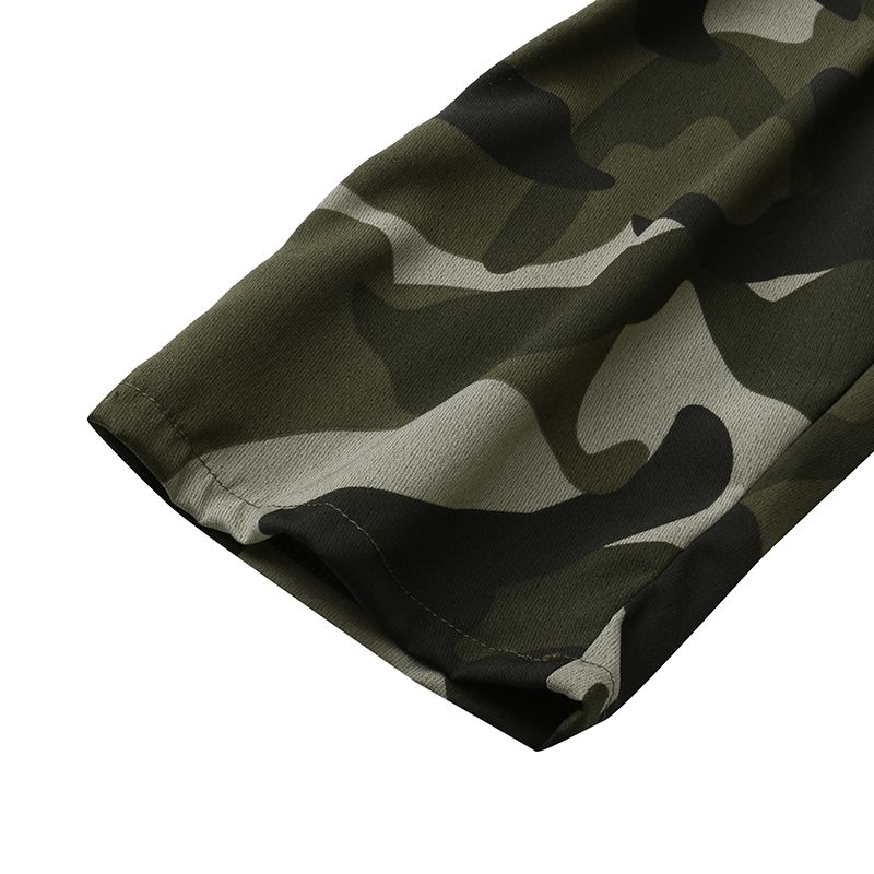 Women's Camo Print Jumpsuit Summer Casual Loose Long Jumpsuit Cargo Pants