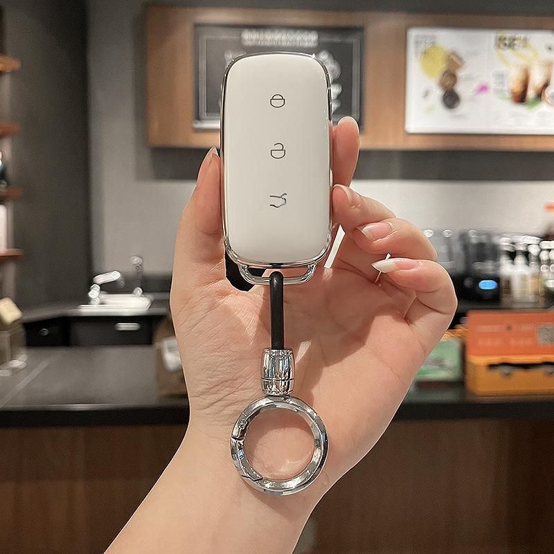 High End Tpu For Geely Galaxy Ex5 E5 Emi Proton E.Mas 7 5 E8 Starry 8 Cityray L6 L7 Car Key Case Cover Fob Keychain Accessories