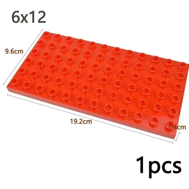 Duploes Velká velikost Základní deska Více velikostí 16x16 8x8 4x4 Cihly Montážní desky Velké částice Figurky Stavební bloky Dětské hračky