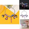 Kpop Demon Hunters Cartoons Bracelet With Alloy Beads For Gift Giving And Daily Wear