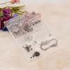 1 Sheet Handmade Clear Stamp Transparent Seal Stamp Card Making 3D Scrapbooking Paper Crafting Stamp Crafts Supplies
