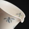 180ml Chinese Ceramic Fair Cup Tea Infusers Handmade Orchid Porcelain Teacup Tea Water Separation Tools Tea Set Accessories