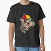 Silly Cat With Lollipop Meme Classic T-Shirt