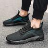 2025 New Breathable Mesh Running Shoes Green Sports Shoes Thick Non Slip Sole Lightweight Men's and Women Fitness Walking Shoes