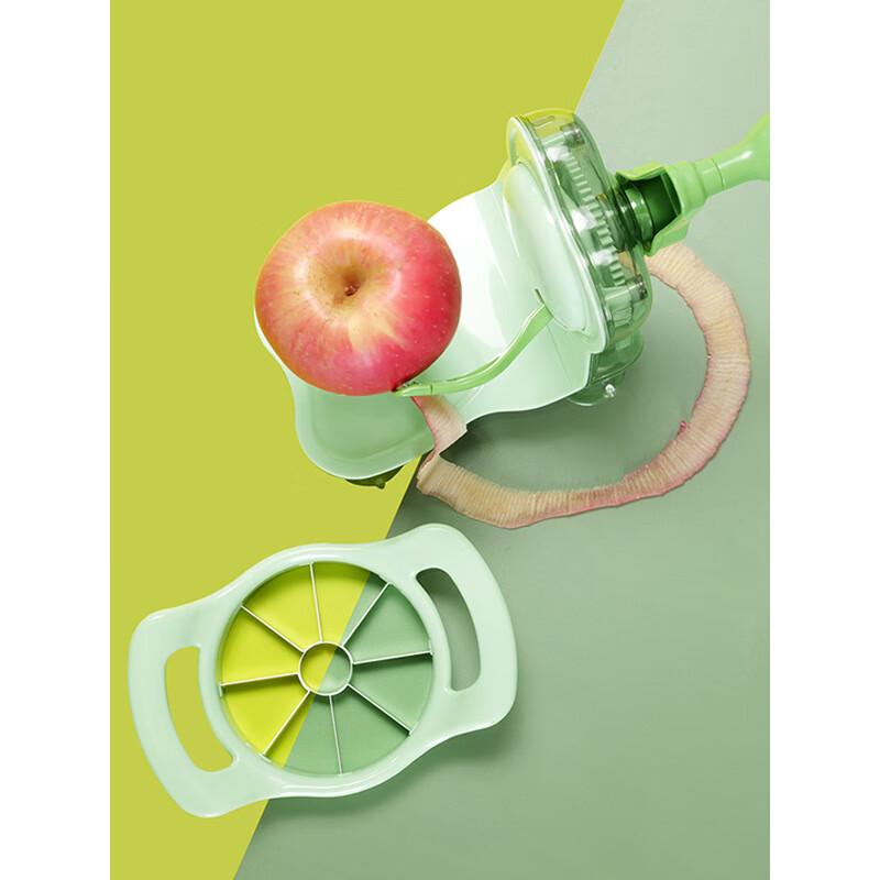 Changbaosen 2-in-1 Hand-Crank Fruit Peeler & Slicer
