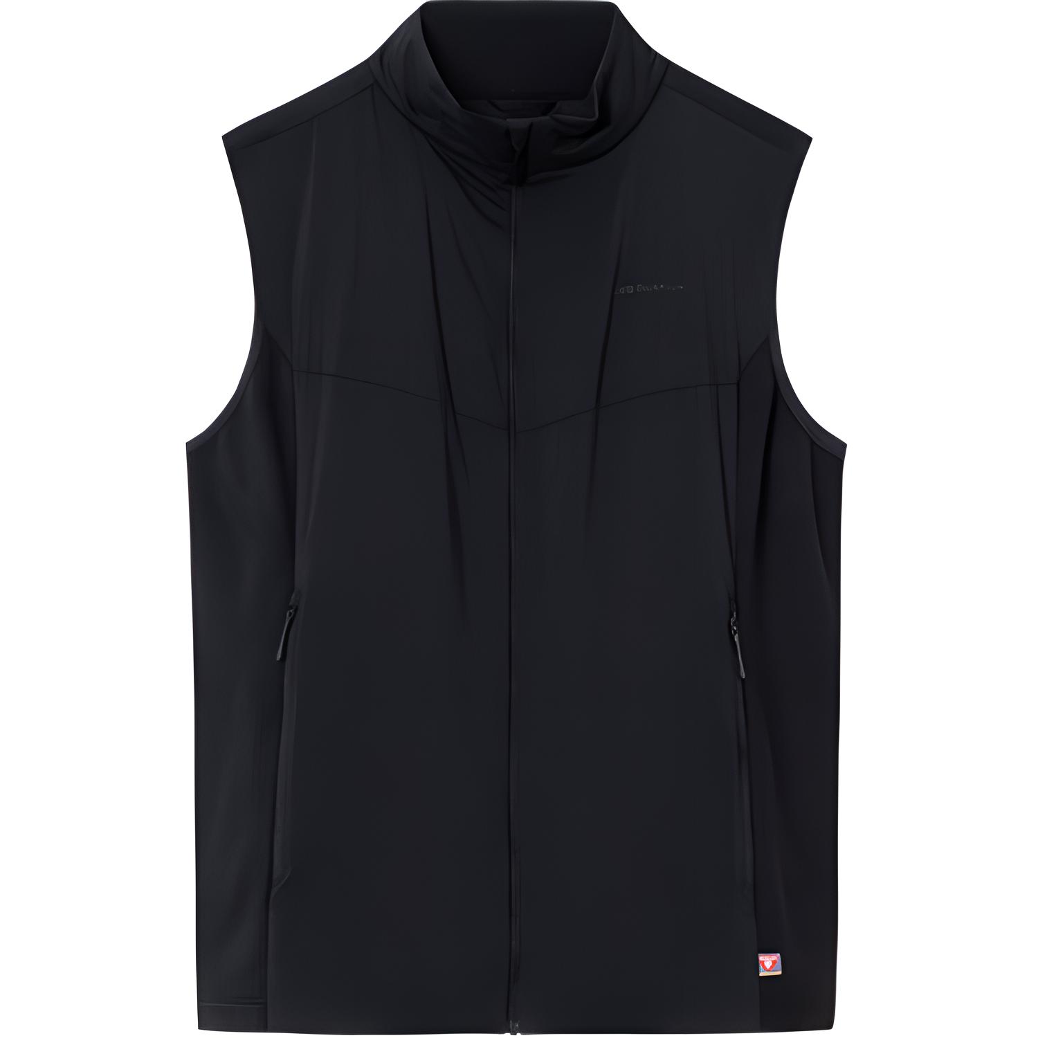 ANTA Vests Men s Black Stand Collar Moderate Other 152410804-2 L