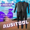 3MM Front Zip Wetsuit for Men & Women - One-Piece Snorkeling, Surfing, & Swimming Suit for Cold Conditions