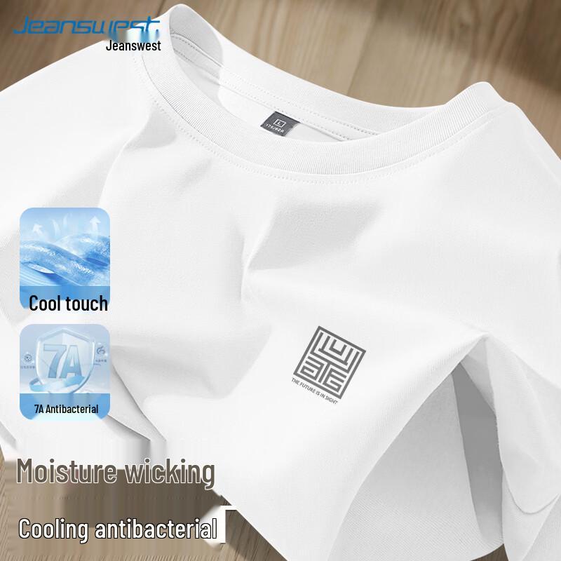 Jeanswest Men s Summer Quick-Dry Anti-Bacterial T-Shirt L