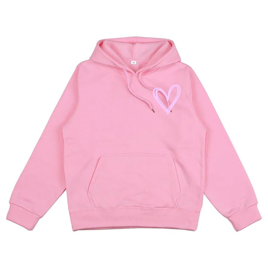 Autumn and Winter Fleece Warm Hoodie Men's Casual Top Men's and Women's Sportswear Fashionable Solid Color Daily Hoodie