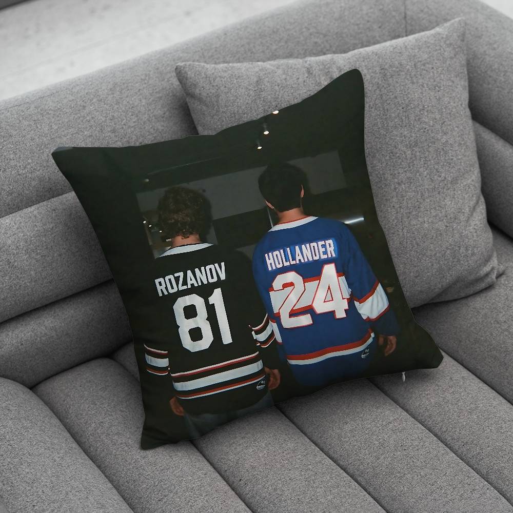 Beliebte TV-Heiz-Rivalität Kissenbezug Quadratisch Doppelseitiger Druck Kurzer Plüsch Sofa-Kissenbezug Schlafzimmer Nachttischkissen