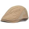 Béret fin d'été pour homme, chapeau à bec de canard, style rétro, style britannique, en maille
