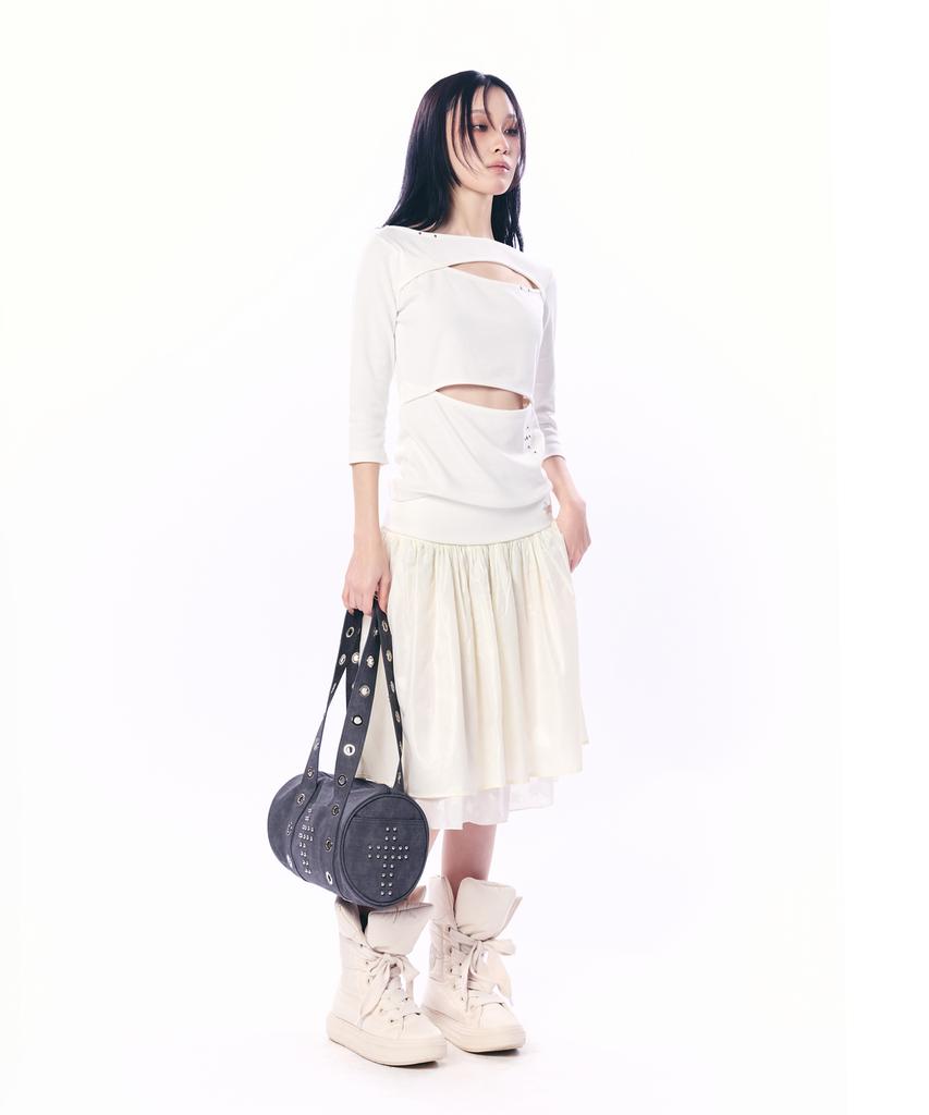 SETUP-EXE Double Cut-Out Top / White