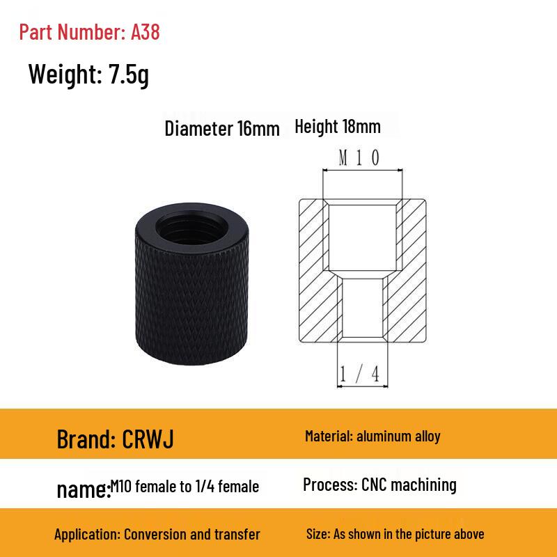 Multi-Size Conversion Screw Adapter for Camera & Projector Brackets