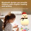 Christmas Decoration Snowman Pat Light Silicone Bluetooth Stereo Night Light