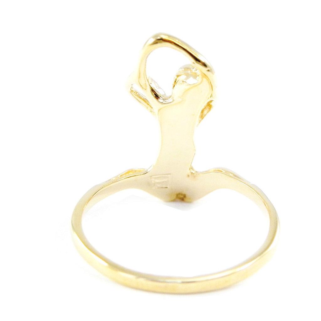 Gullbelagt 'par'-ring