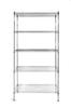 Folding Storage Rack with Adjustable Wire Shelves, 5 Shelves, Hendi 812204