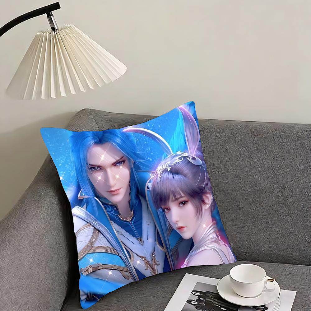 Soul Land Cushion Cover Reversible Plush Pillow Cover – For car, sofa, bedroom, perfect as a gift.