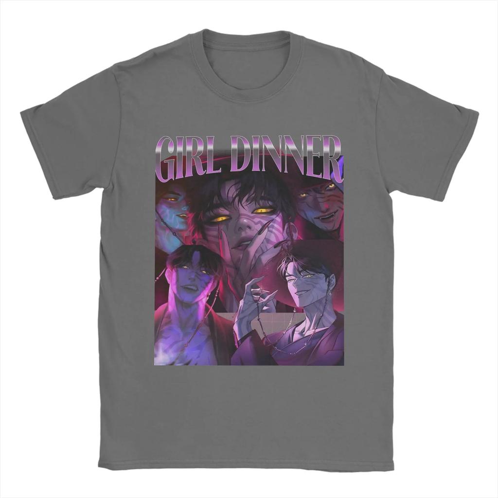 KPop Demon Hunters Girl Dinner Saja Boys Jinu T Shirt Men Cotton Creative T-Shirts Crewneck Tee Shirt Short Sleeve Clothing