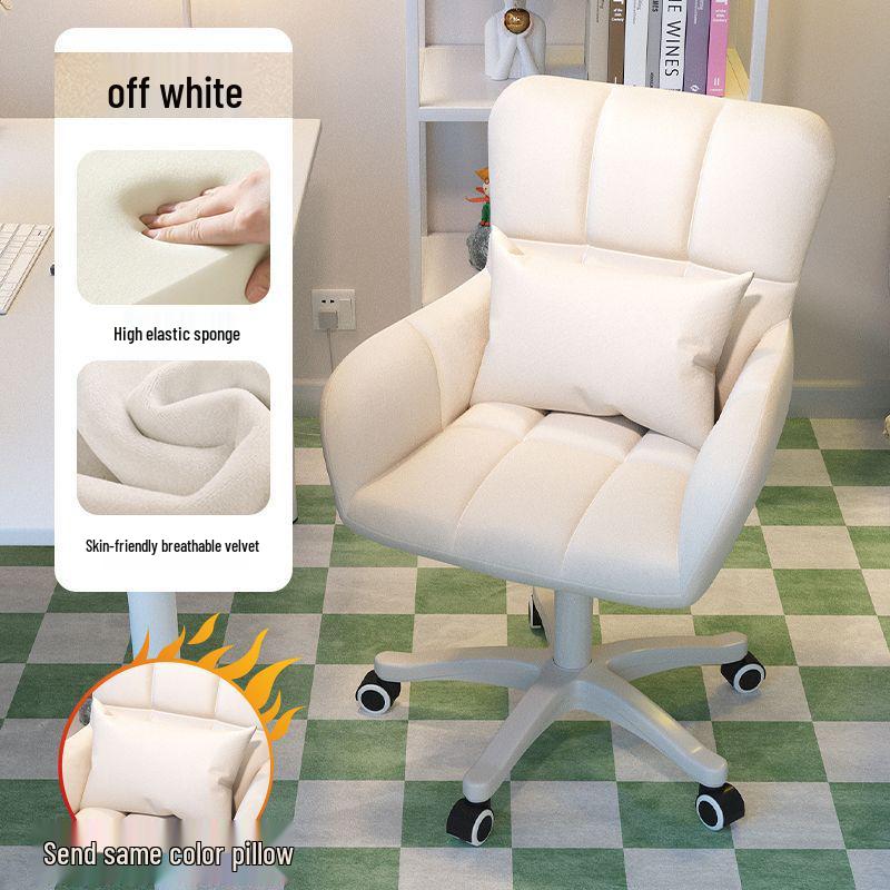 Comfortable Swivel Makeup & Study Chair – Ideal for Office, Dorm, or Home