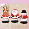 Santa Decorations Christmas Cutlery Sets Party Table Tops Products Decorative