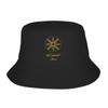 Assyrian  Bucket Hat Summer  Retro FisherUnisex Hats For Women Portable Travel Hiking Caps Hip Hop Printed Sun Hats