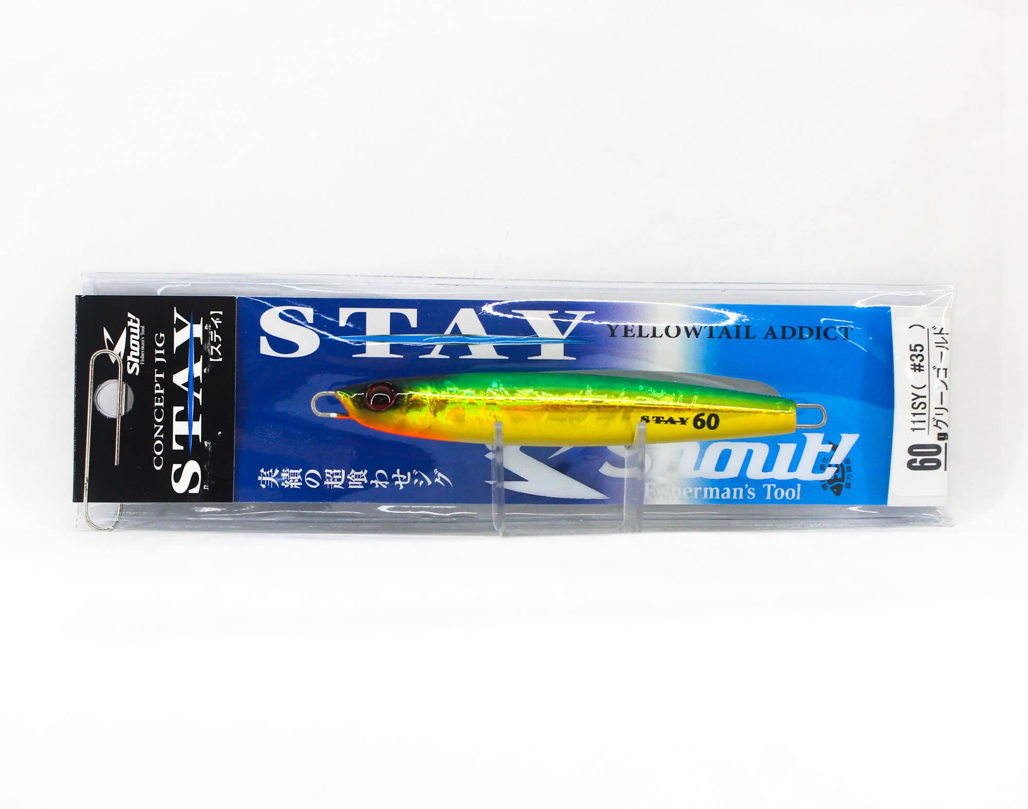 Shout 111-SY Metal Jig Stay 60 grams #35 (6571)
