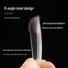Jieliya Frosted Transparent Ultra-Thin Seamless Nail Tips - Full & Half Cover, No Etching, Size Supplement Included.