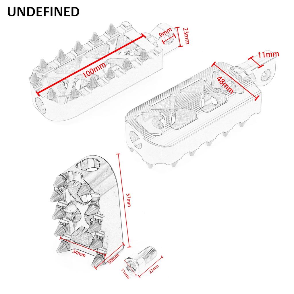 Golden MX Foot Pegs Footrest Gear Shift Brake Pedals Toe Shifter Pegs for Harley Dyna Fatboy Sportster 883 StreetBob FXDF Bobber
