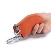 New Zipper Key Bag Men's First Layer Cowhide Waist Hanging Car Key Cover Multifunctional Home Keychain