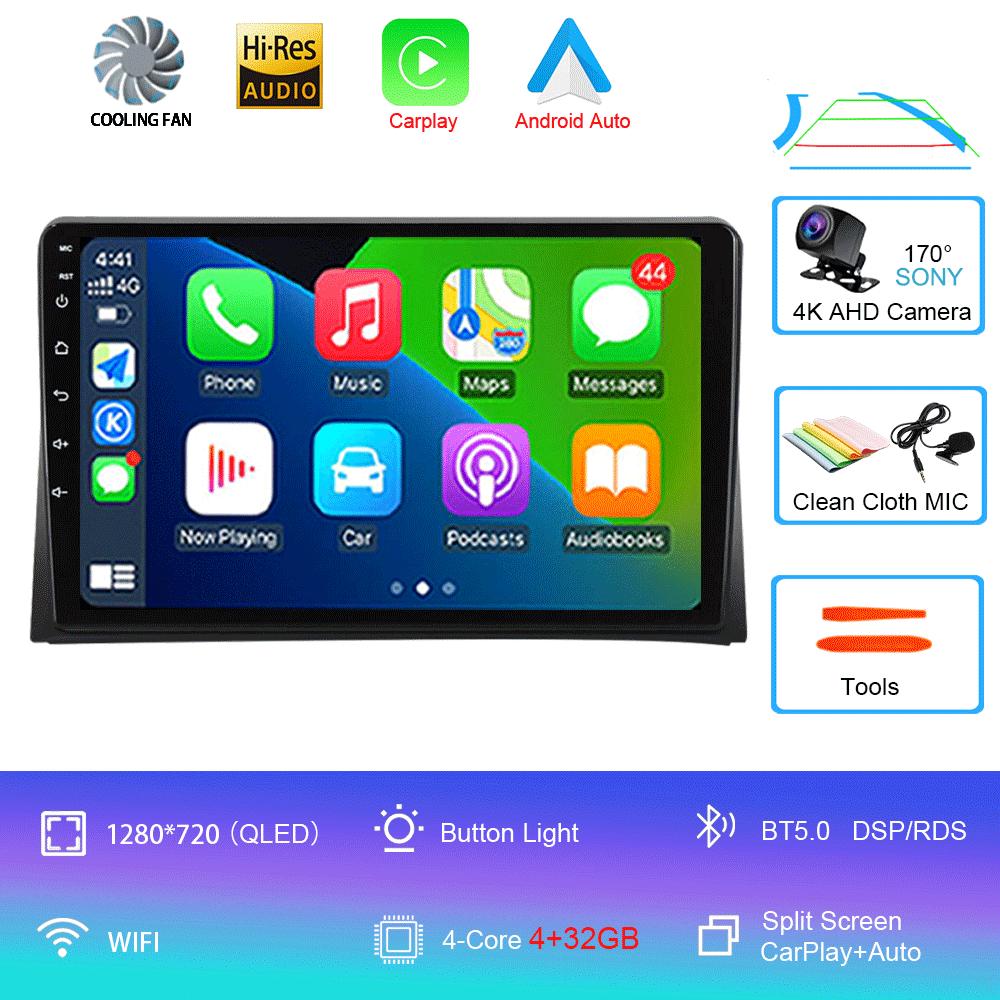 

Автомагнитола Android 14 CarPlay Для VW Multivan T5 Transporter 2003 - 2015 4G GPS DSP 2Din Стерео Мультимедийный Видеоплеер BT