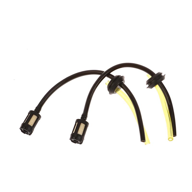 

5 шт./набор Фильтр Маслопровод Для Бензопилы Газонокосилки Триммера для травы Фильтр топливного бака Универсальный Маслопровод Топливный шланг чёрный