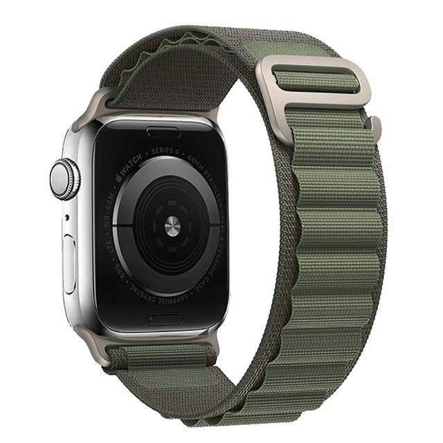 Alpine Loop Nylon Band for Apple Watch Strap 49mm 45mm 41mm 44mm 40mm 42mm 38mm Metal G-Hook Bracelet IWatch Ultra 34 5 SE 6 7 8 Strap