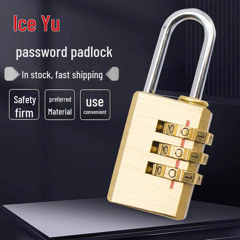 BYA-38 Brass Combination Padlock Small
