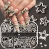 6 Grids DIY Nail Decor Metal Diamond Nail Charms New Nail Art Decorations  Manicure Accessories