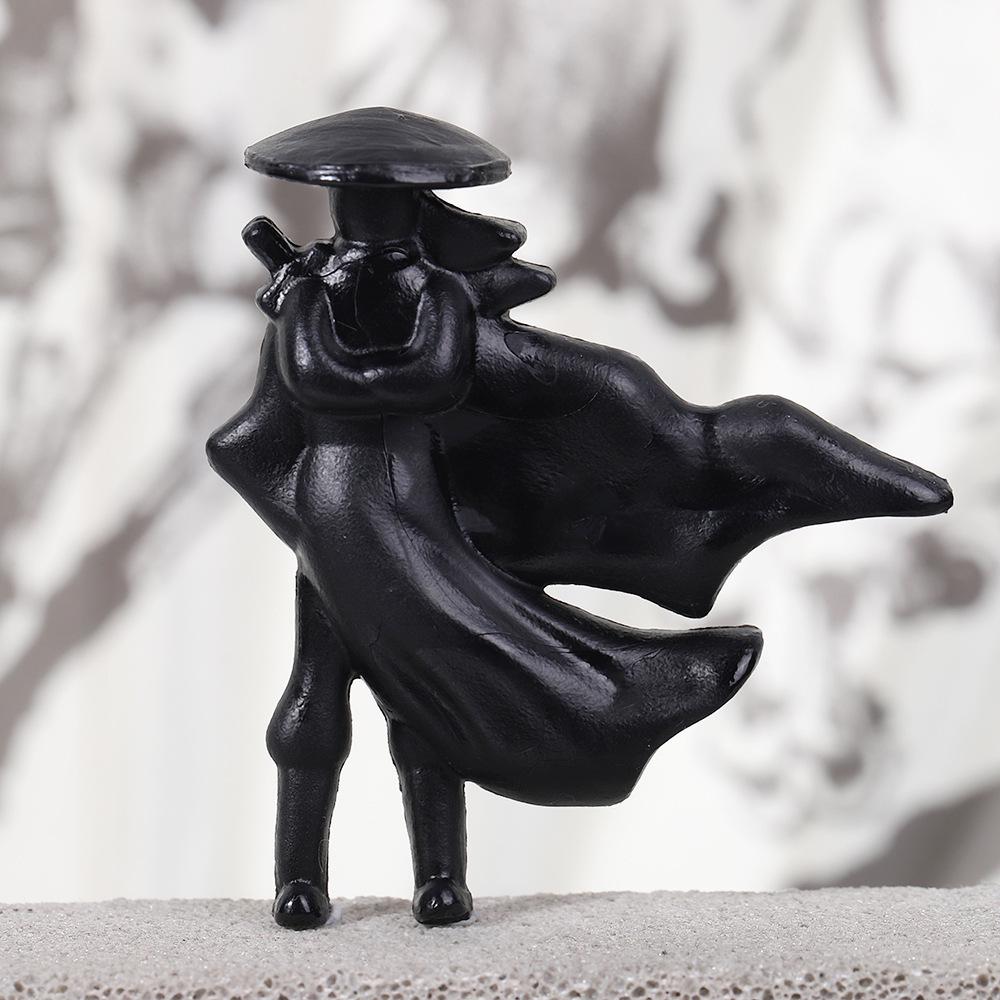 Jianghu Ancient Style Knight PVC Martial Arts Swordsman Desktop Ornament