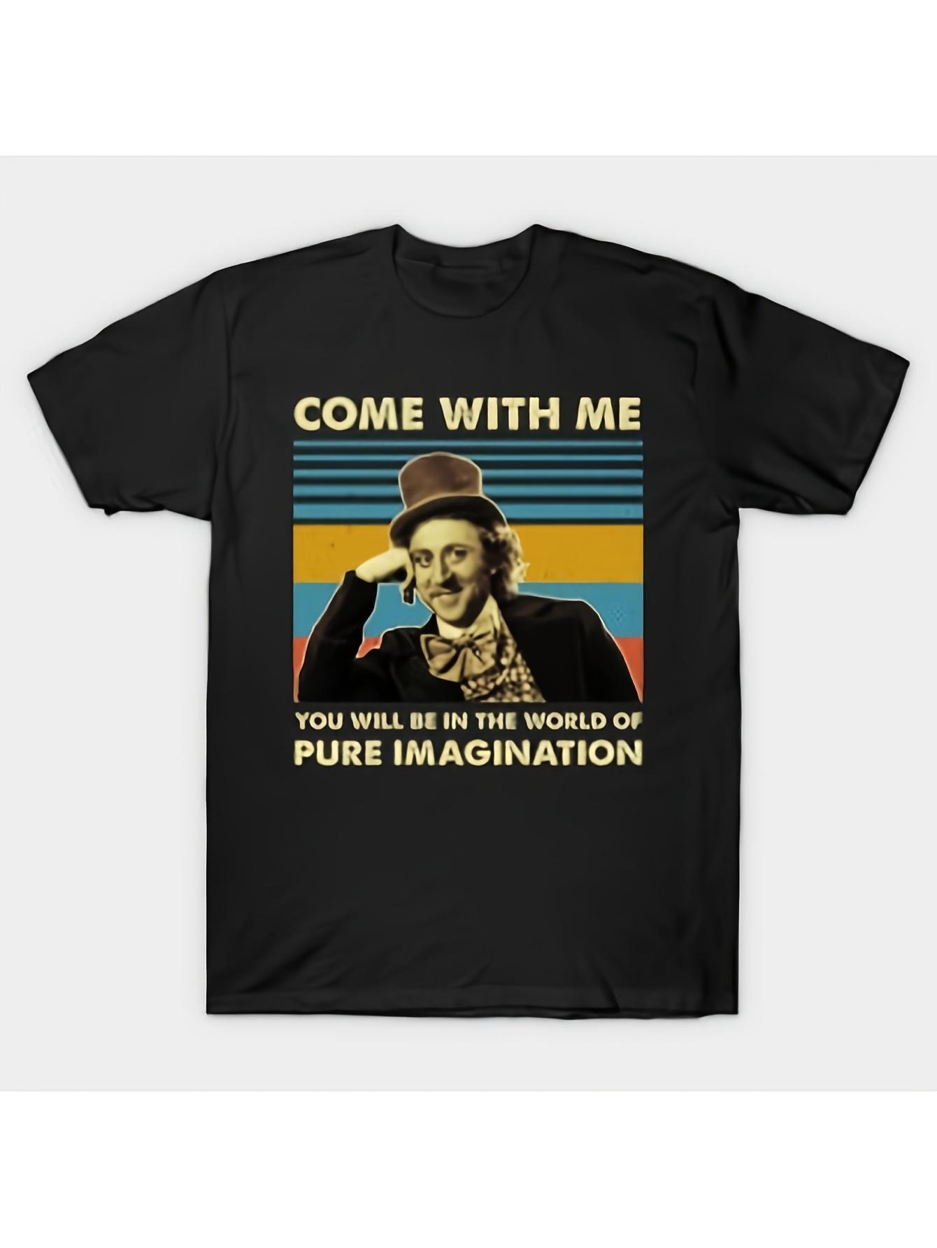 Retro Typography T-shirt - Chocolate Factory Theme XL