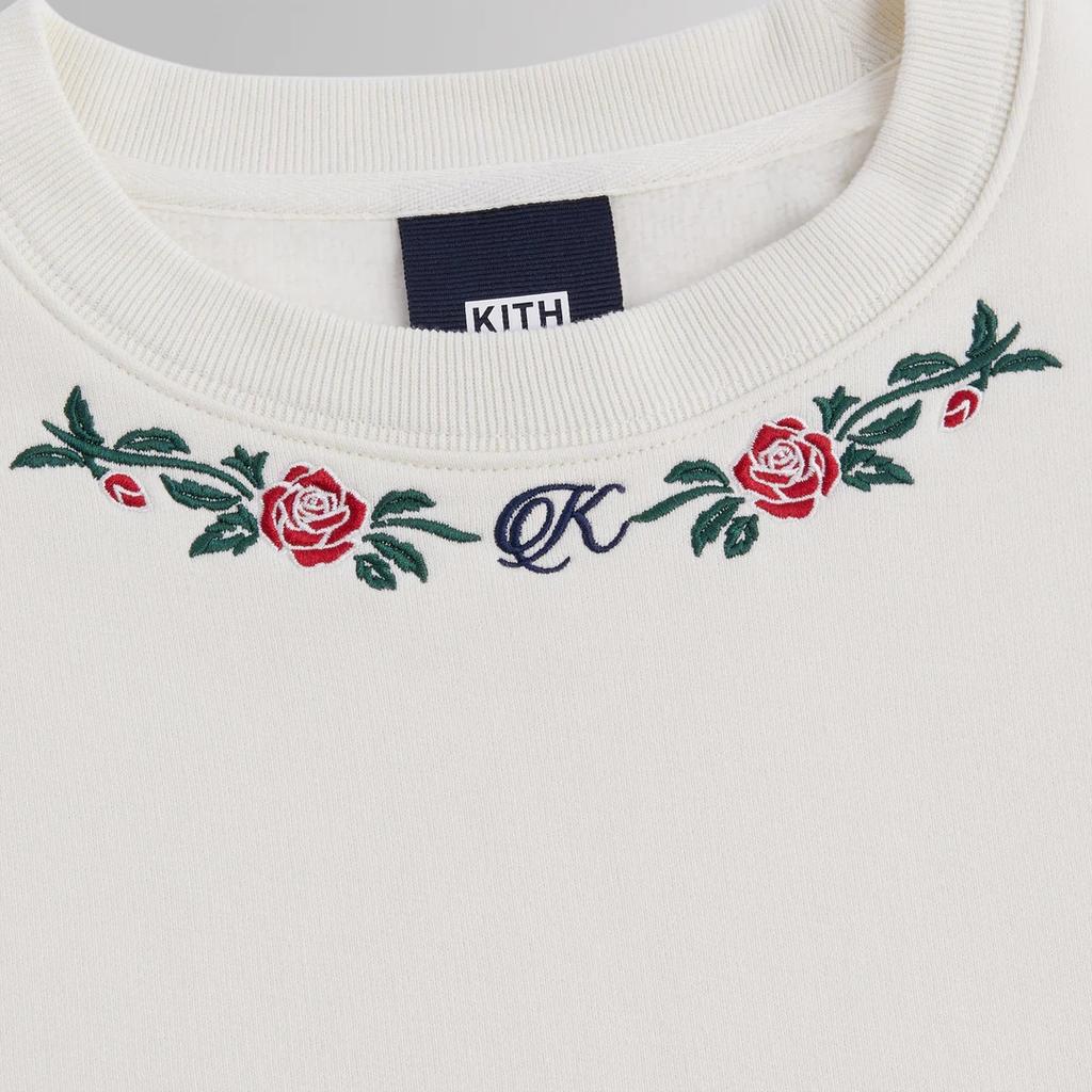 Kith Rose Nelson Rundhals Sandrift Unisex Oberteile Creme KHM031469-104