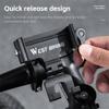 WEST BIKING Bike Phone Mount 360 Degree Rotation Aluminum Alloy Navigation Bracket for Road Mountain Bicycle
