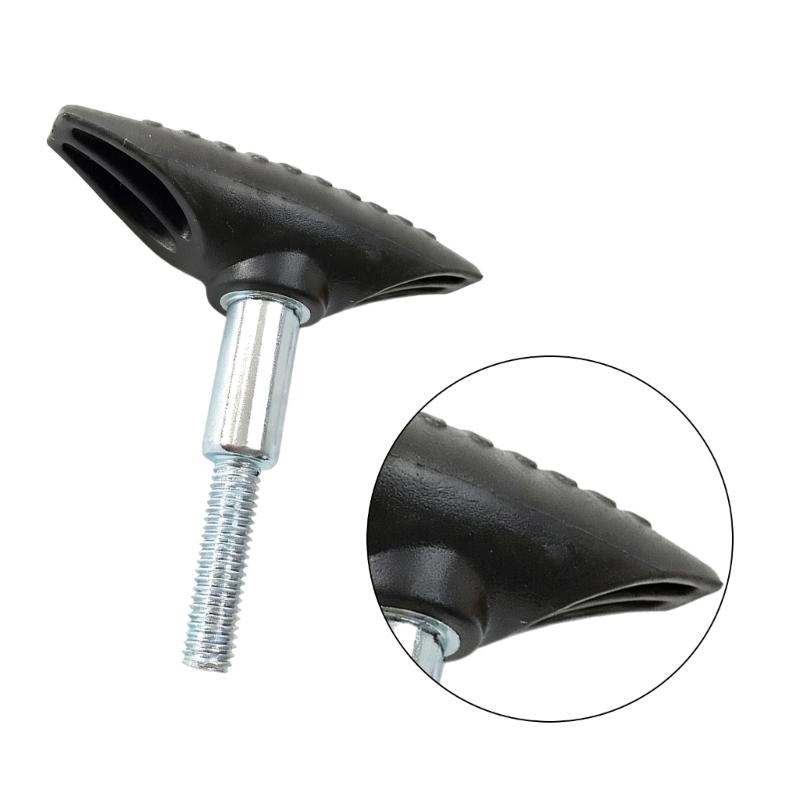 MultiPurpose 8mm T Handle Fitness Bolt NonSlip Grip Plastic Head Hand Twist Nut Knob Screw Bolts Exercise Equipment Part