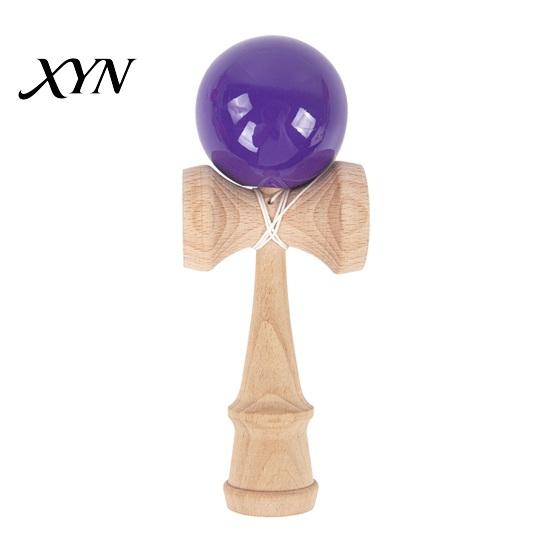 Educational Sports Equipment Solid Wood Kendama Ball Catch Toy, Professional Balance Durable Grip Classic Skill Kids Wooden Toy Game, Hand Eye
