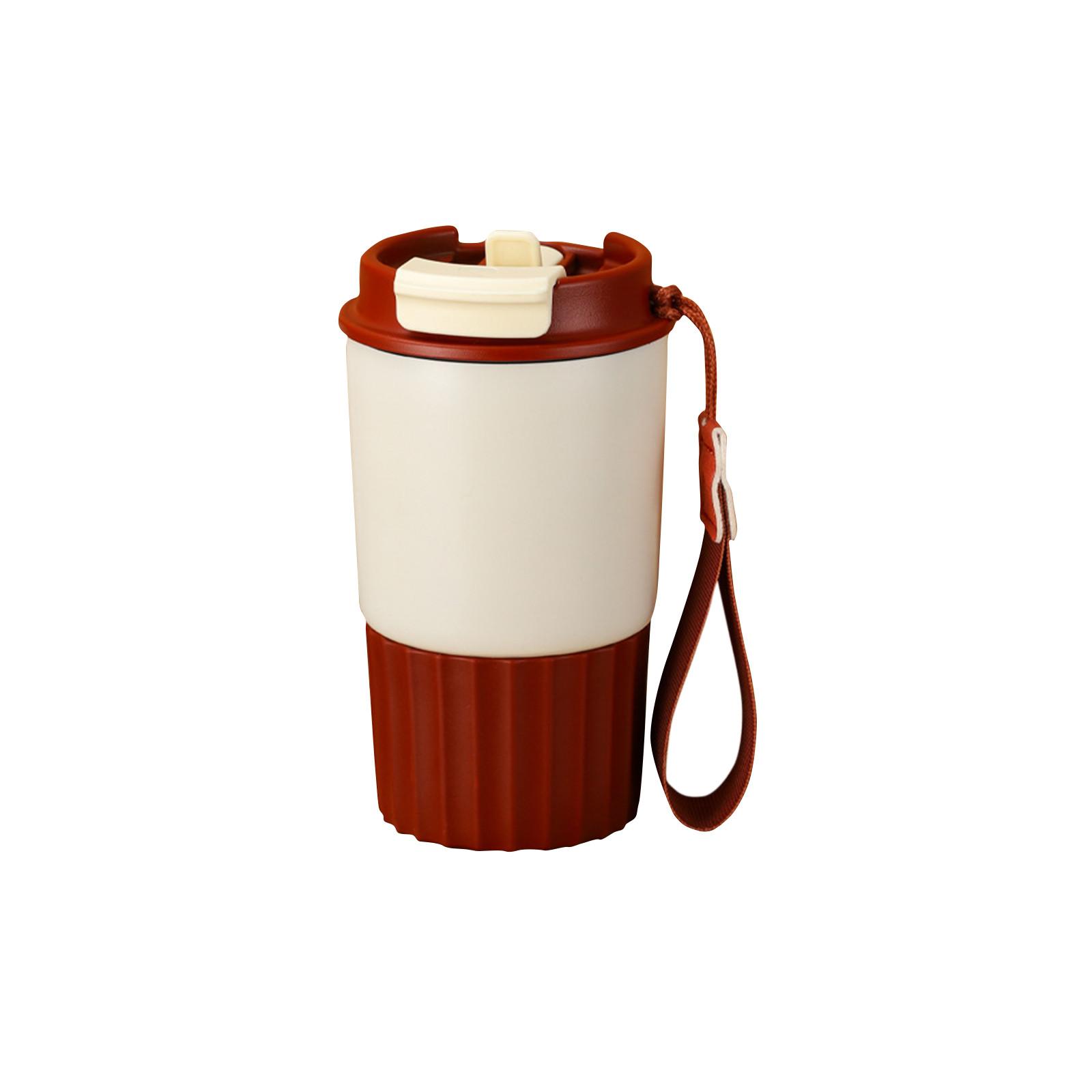 

Изолированная чашка из нержавеющей стали с подъемным тросом, чашка для непосредственного питья, установленная на автомобиле, кружка, восьмиугольная кофейная чашка One Size